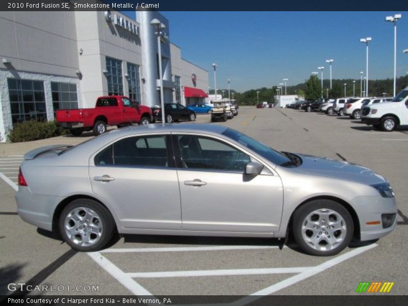Smokestone Metallic / Camel 2010 Ford Fusion SE