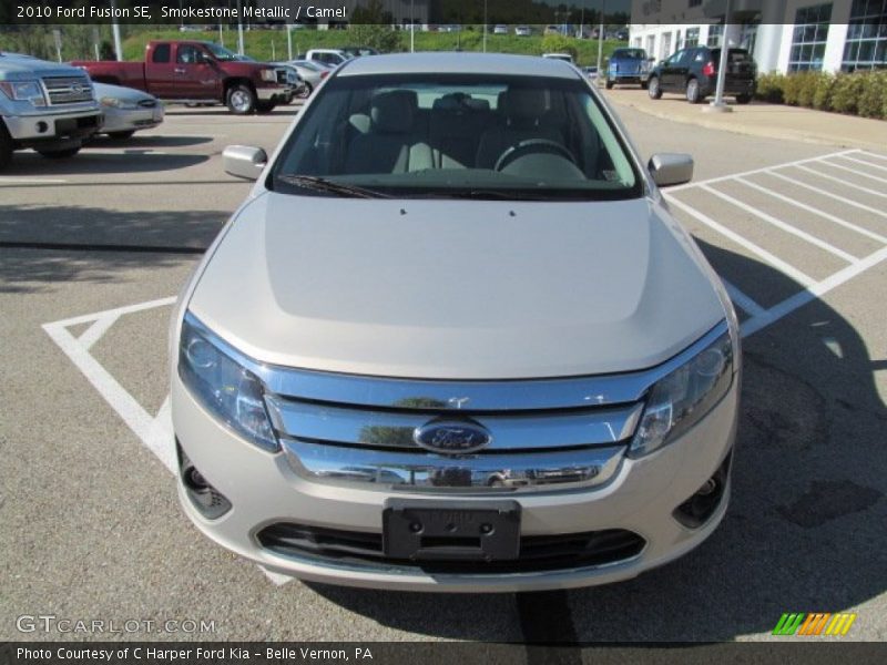 Smokestone Metallic / Camel 2010 Ford Fusion SE