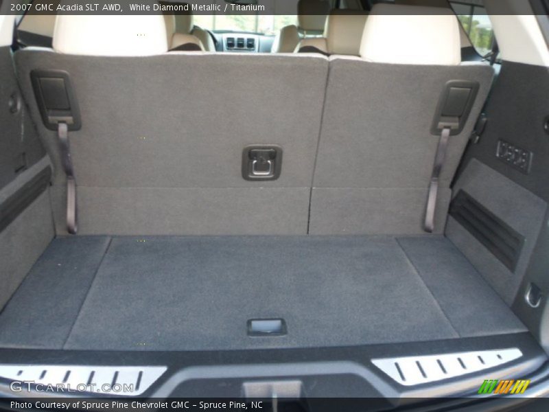 White Diamond Metallic / Titanium 2007 GMC Acadia SLT AWD