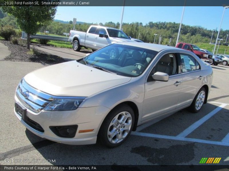 Smokestone Metallic / Camel 2010 Ford Fusion SE