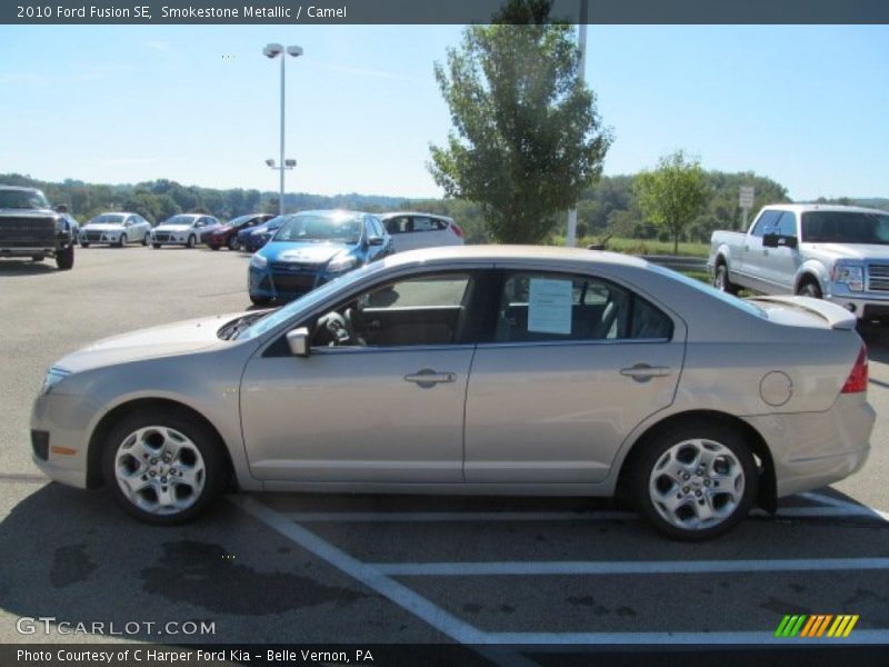 Smokestone Metallic / Camel 2010 Ford Fusion SE