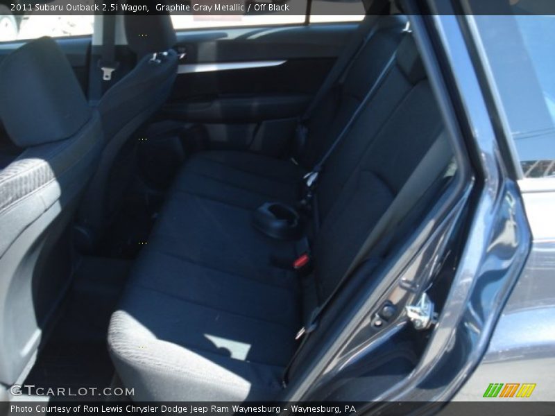 Graphite Gray Metallic / Off Black 2011 Subaru Outback 2.5i Wagon