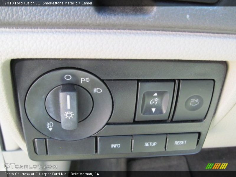 Smokestone Metallic / Camel 2010 Ford Fusion SE