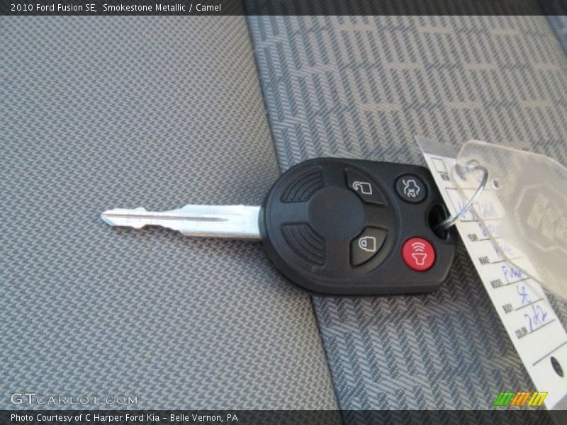 Smokestone Metallic / Camel 2010 Ford Fusion SE