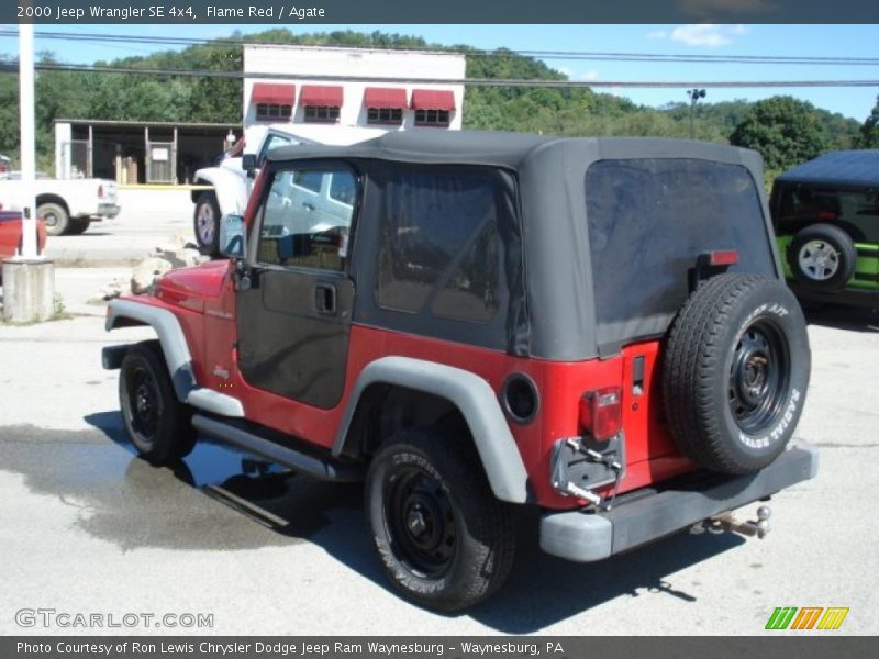 Flame Red / Agate 2000 Jeep Wrangler SE 4x4