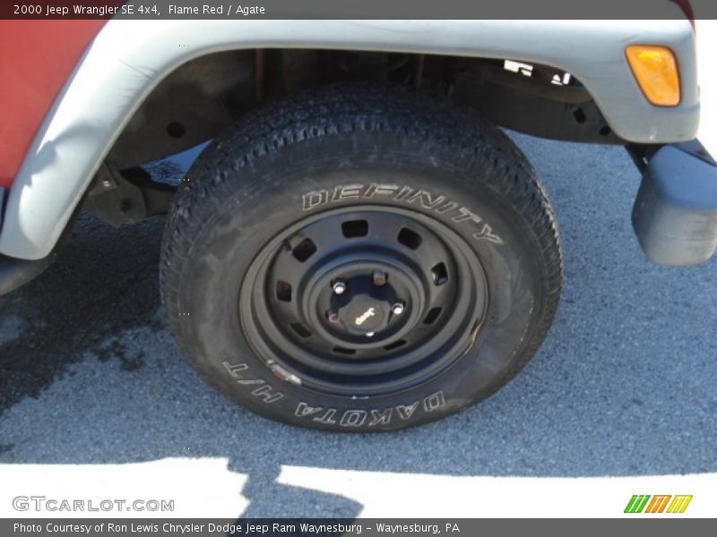 Flame Red / Agate 2000 Jeep Wrangler SE 4x4