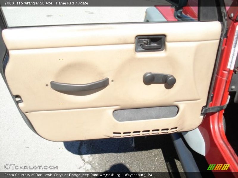 Flame Red / Agate 2000 Jeep Wrangler SE 4x4