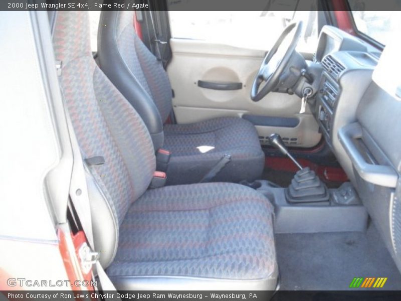 Flame Red / Agate 2000 Jeep Wrangler SE 4x4