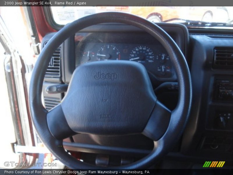 Flame Red / Agate 2000 Jeep Wrangler SE 4x4