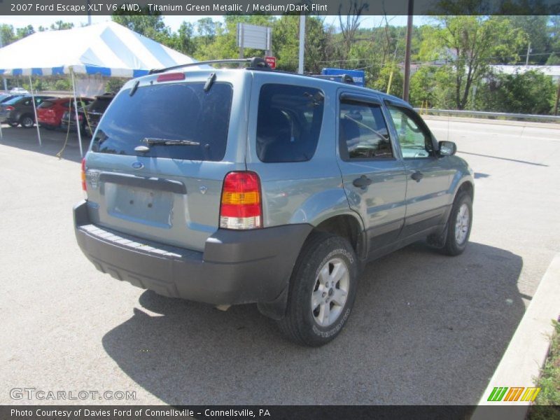 Titanium Green Metallic / Medium/Dark Flint 2007 Ford Escape XLT V6 4WD