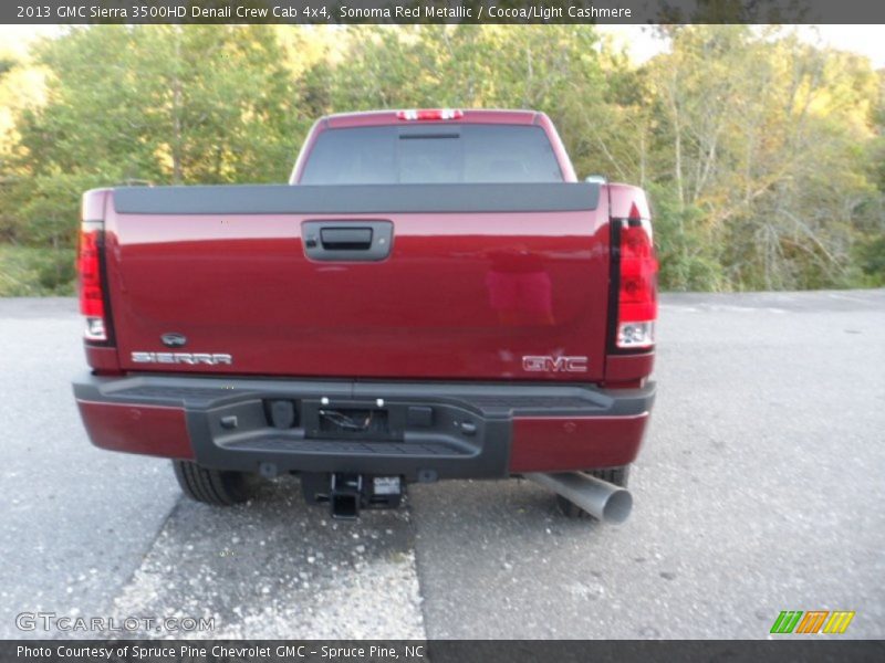 Sonoma Red Metallic / Cocoa/Light Cashmere 2013 GMC Sierra 3500HD Denali Crew Cab 4x4