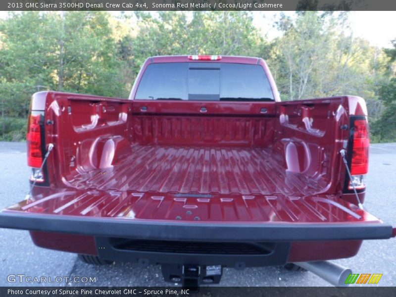 Sonoma Red Metallic / Cocoa/Light Cashmere 2013 GMC Sierra 3500HD Denali Crew Cab 4x4