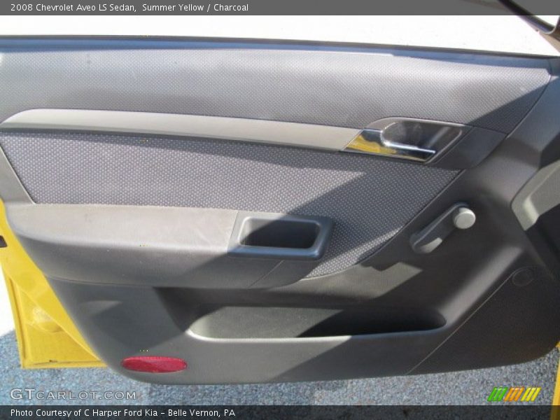 Summer Yellow / Charcoal 2008 Chevrolet Aveo LS Sedan