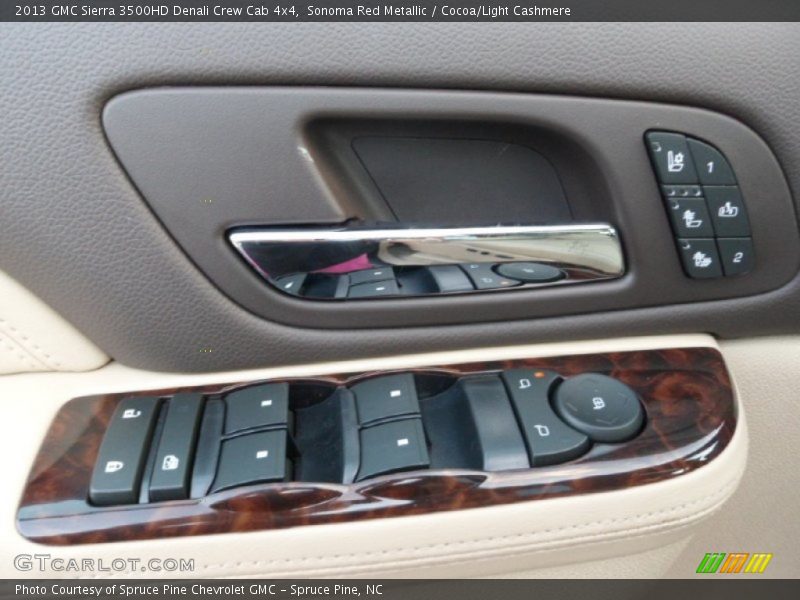 Sonoma Red Metallic / Cocoa/Light Cashmere 2013 GMC Sierra 3500HD Denali Crew Cab 4x4