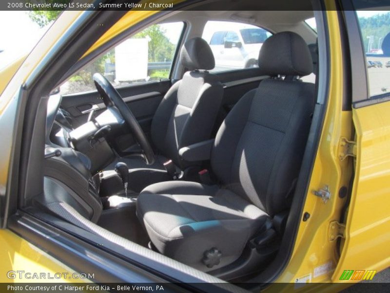 Summer Yellow / Charcoal 2008 Chevrolet Aveo LS Sedan