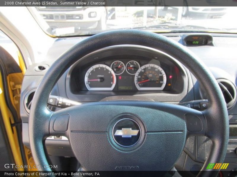 Summer Yellow / Charcoal 2008 Chevrolet Aveo LS Sedan