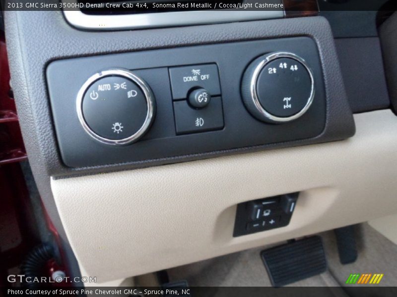 Sonoma Red Metallic / Cocoa/Light Cashmere 2013 GMC Sierra 3500HD Denali Crew Cab 4x4