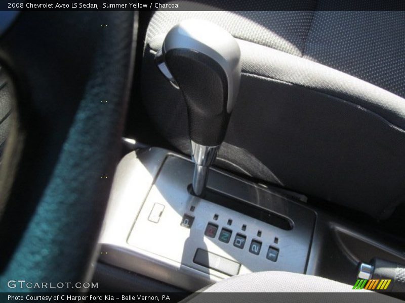 Summer Yellow / Charcoal 2008 Chevrolet Aveo LS Sedan