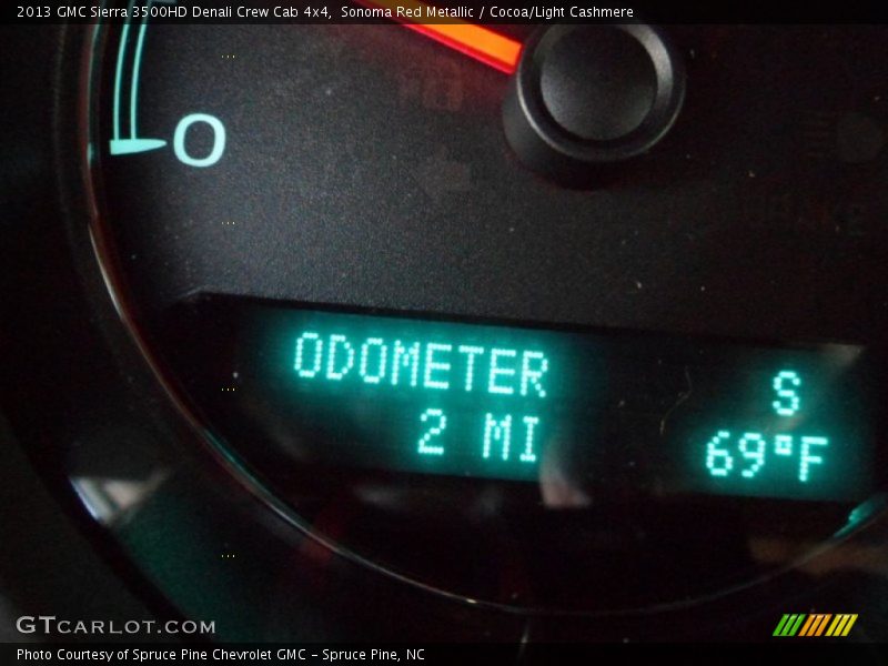 Sonoma Red Metallic / Cocoa/Light Cashmere 2013 GMC Sierra 3500HD Denali Crew Cab 4x4