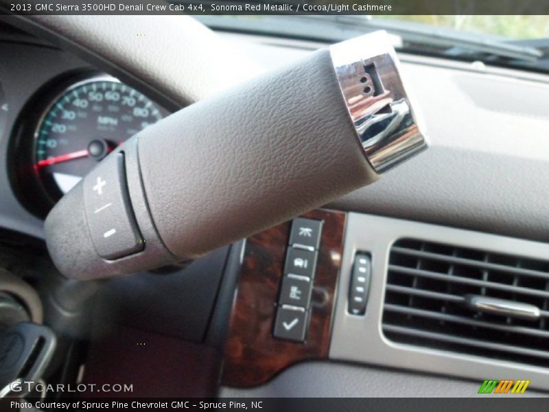 Sonoma Red Metallic / Cocoa/Light Cashmere 2013 GMC Sierra 3500HD Denali Crew Cab 4x4