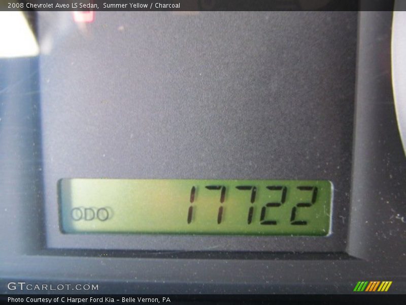 Summer Yellow / Charcoal 2008 Chevrolet Aveo LS Sedan