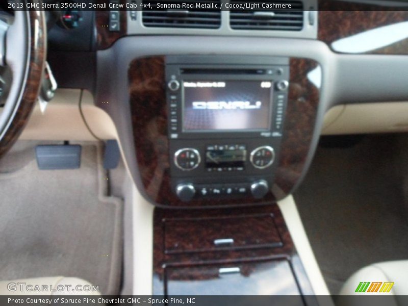 Sonoma Red Metallic / Cocoa/Light Cashmere 2013 GMC Sierra 3500HD Denali Crew Cab 4x4