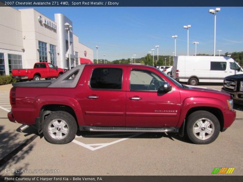 Sport Red Metallic / Ebony 2007 Chevrolet Avalanche Z71 4WD