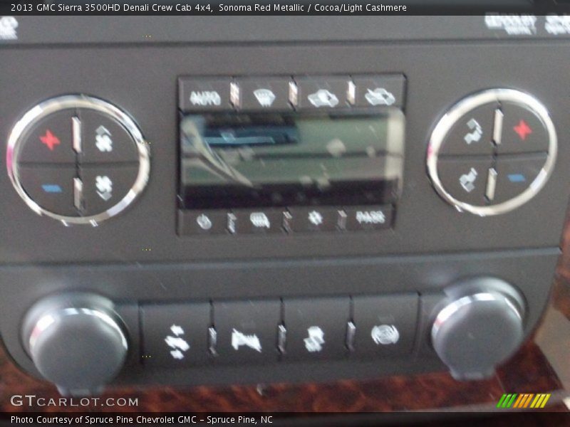 Sonoma Red Metallic / Cocoa/Light Cashmere 2013 GMC Sierra 3500HD Denali Crew Cab 4x4