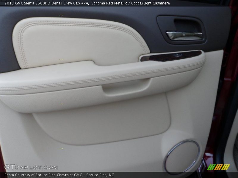 Sonoma Red Metallic / Cocoa/Light Cashmere 2013 GMC Sierra 3500HD Denali Crew Cab 4x4