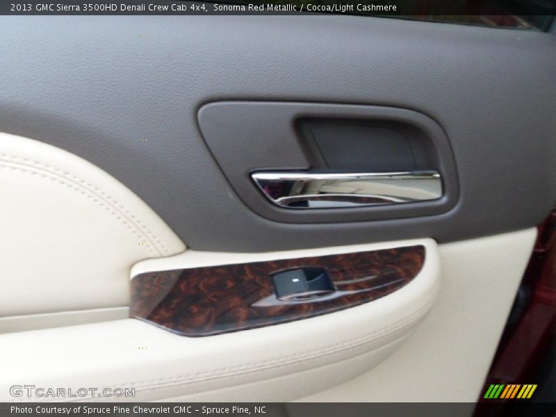 Sonoma Red Metallic / Cocoa/Light Cashmere 2013 GMC Sierra 3500HD Denali Crew Cab 4x4