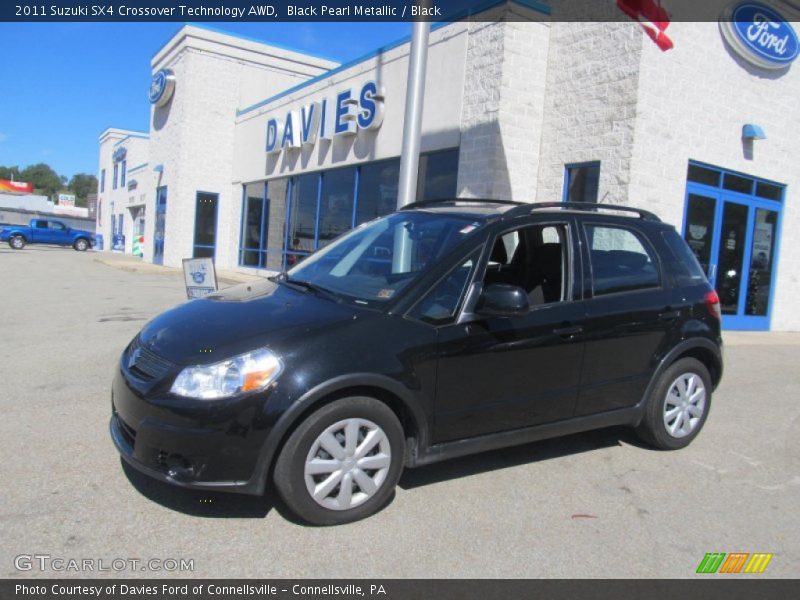 Black Pearl Metallic / Black 2011 Suzuki SX4 Crossover Technology AWD