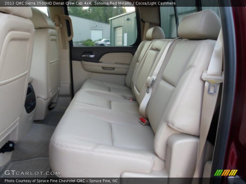 Sonoma Red Metallic / Cocoa/Light Cashmere 2013 GMC Sierra 3500HD Denali Crew Cab 4x4