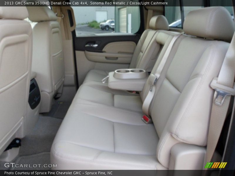 Sonoma Red Metallic / Cocoa/Light Cashmere 2013 GMC Sierra 3500HD Denali Crew Cab 4x4