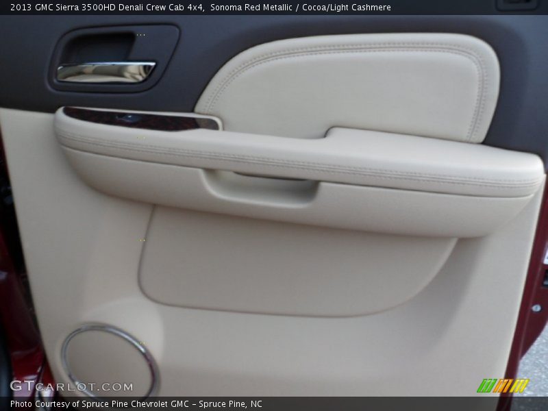 Sonoma Red Metallic / Cocoa/Light Cashmere 2013 GMC Sierra 3500HD Denali Crew Cab 4x4