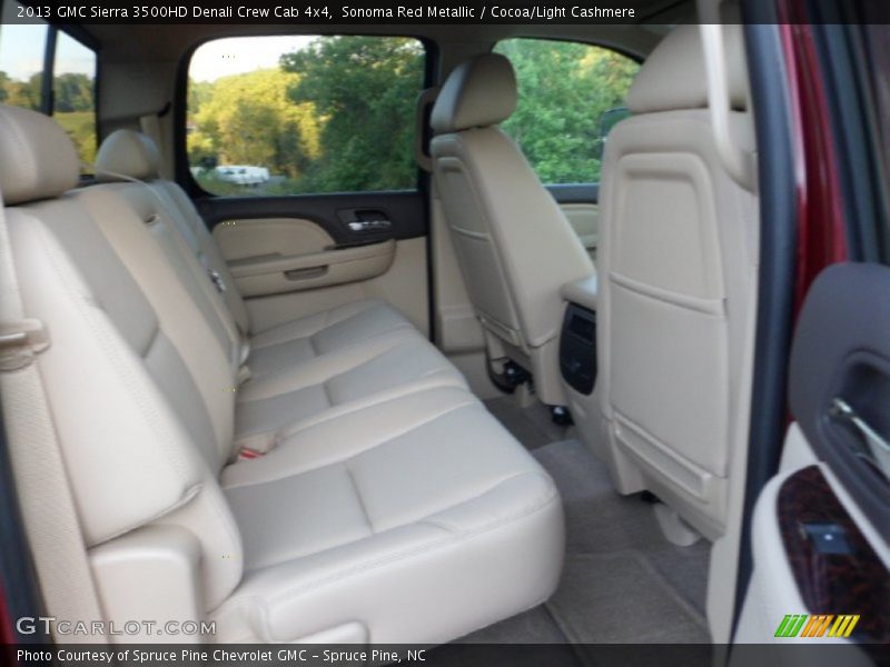 Sonoma Red Metallic / Cocoa/Light Cashmere 2013 GMC Sierra 3500HD Denali Crew Cab 4x4