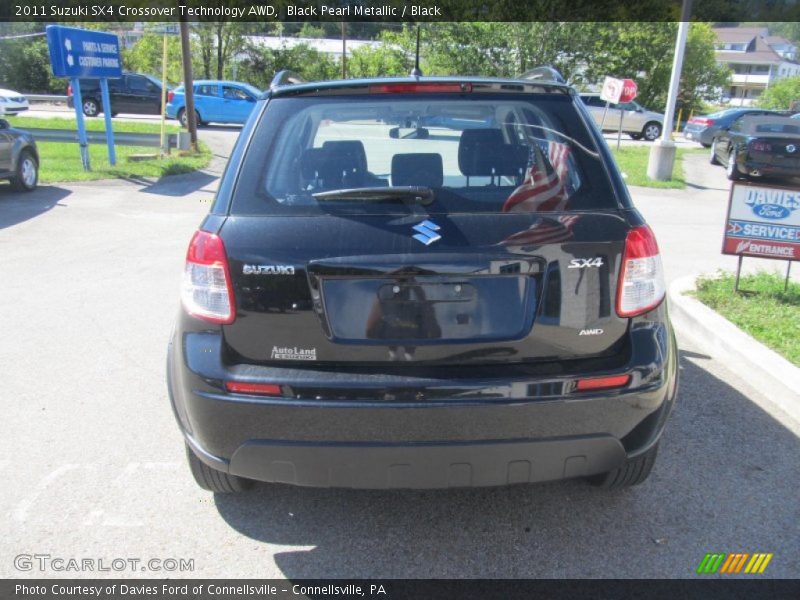 Black Pearl Metallic / Black 2011 Suzuki SX4 Crossover Technology AWD