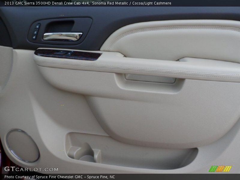 Sonoma Red Metallic / Cocoa/Light Cashmere 2013 GMC Sierra 3500HD Denali Crew Cab 4x4