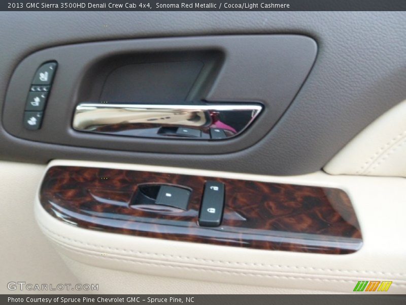 Sonoma Red Metallic / Cocoa/Light Cashmere 2013 GMC Sierra 3500HD Denali Crew Cab 4x4