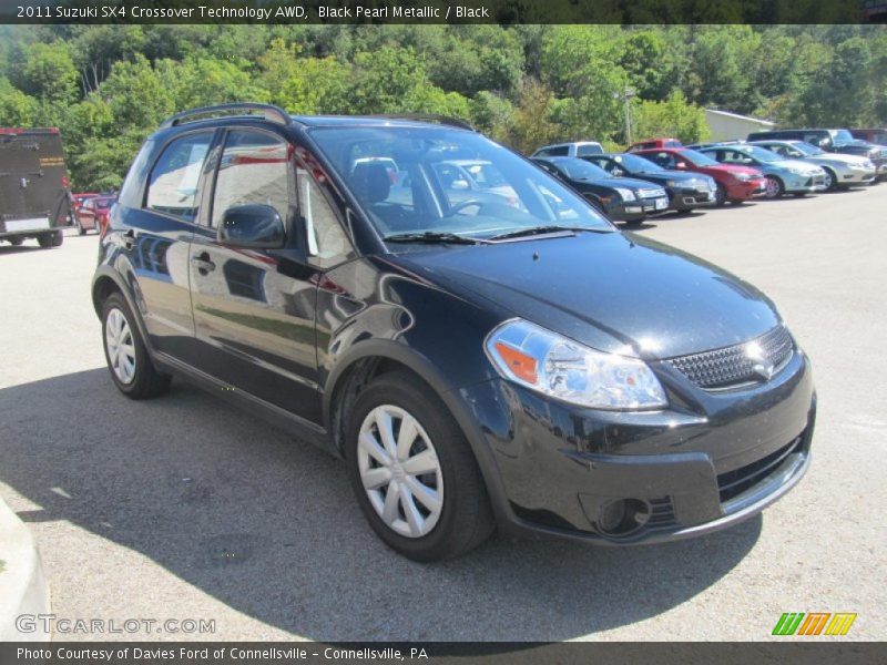 Black Pearl Metallic / Black 2011 Suzuki SX4 Crossover Technology AWD