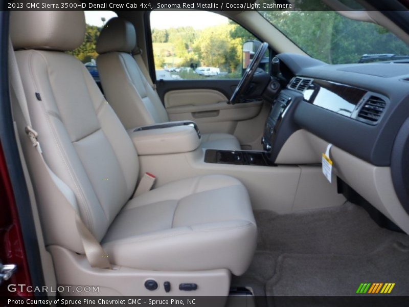 Sonoma Red Metallic / Cocoa/Light Cashmere 2013 GMC Sierra 3500HD Denali Crew Cab 4x4
