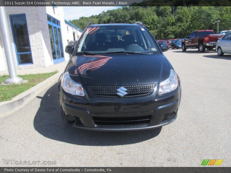 Black Pearl Metallic / Black 2011 Suzuki SX4 Crossover Technology AWD