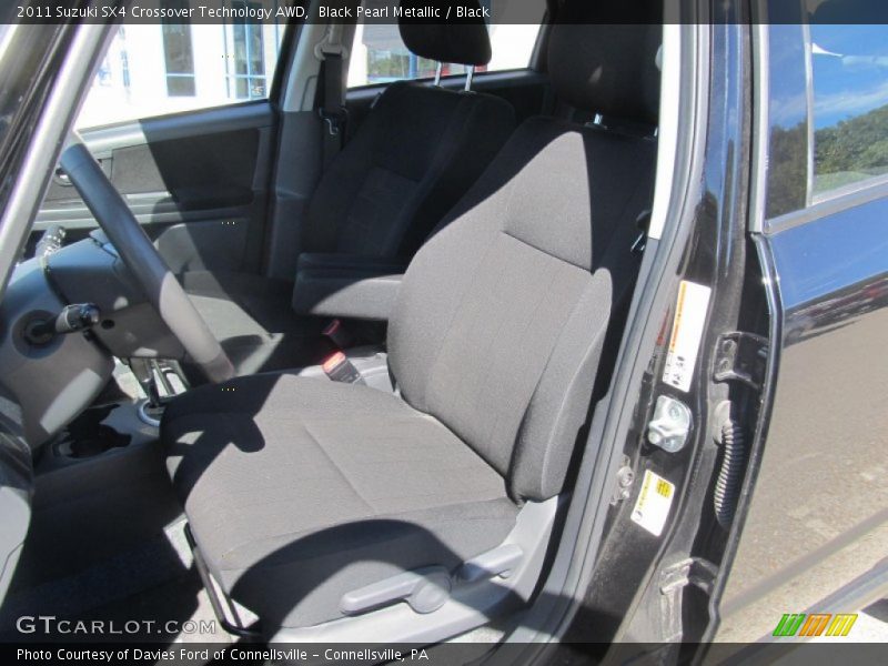 Black Pearl Metallic / Black 2011 Suzuki SX4 Crossover Technology AWD