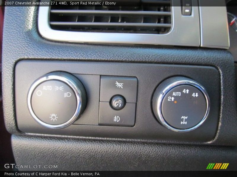 Sport Red Metallic / Ebony 2007 Chevrolet Avalanche Z71 4WD