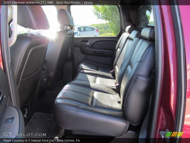 Sport Red Metallic / Ebony 2007 Chevrolet Avalanche Z71 4WD