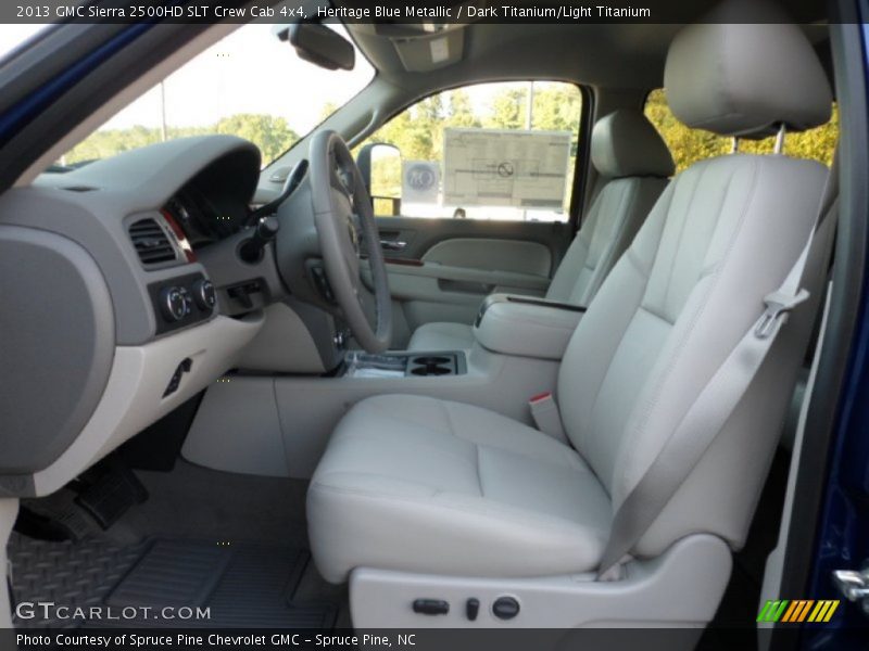  2013 Sierra 2500HD SLT Crew Cab 4x4 Dark Titanium/Light Titanium Interior
