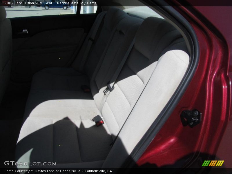Redfire Metallic / Camel 2007 Ford Fusion SE V6 AWD
