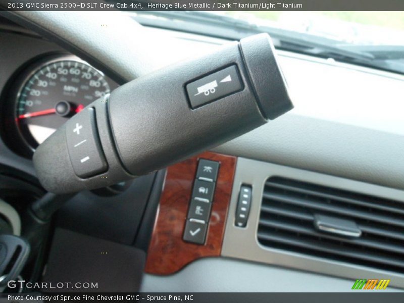 Controls of 2013 Sierra 2500HD SLT Crew Cab 4x4