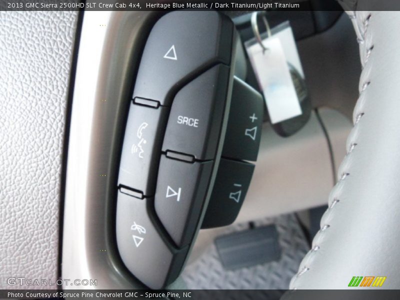 Controls of 2013 Sierra 2500HD SLT Crew Cab 4x4