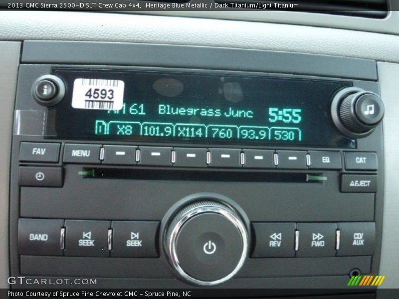 Audio System of 2013 Sierra 2500HD SLT Crew Cab 4x4