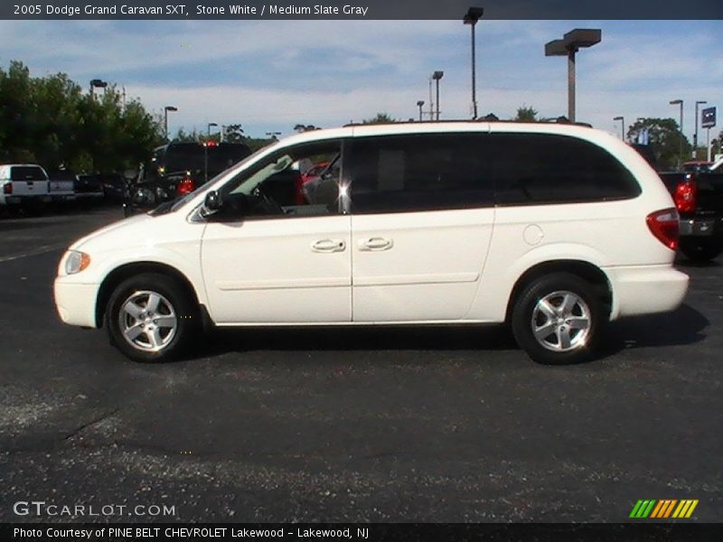 Stone White / Medium Slate Gray 2005 Dodge Grand Caravan SXT